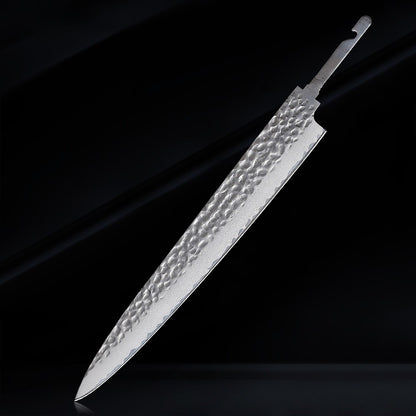 TURWHO Lâmina Crua de Faca de Chef Japonesa Aço Damasco Forjado à Mão DIY VG10 Kit de Facas de Cozinha Ferramentas para Fazer Facas Sem Cabo
