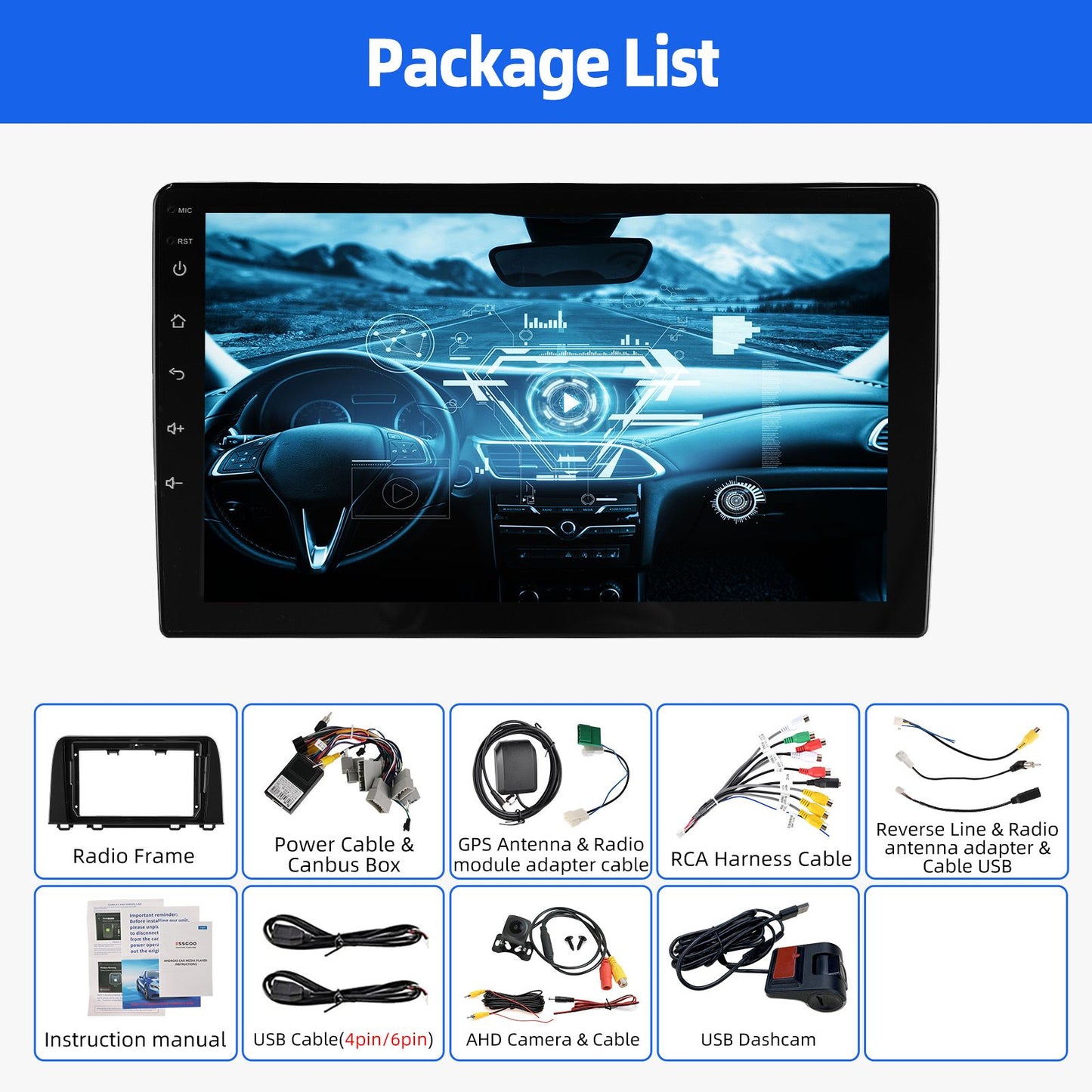 Para Honda CRV CR-V 2017-2021 CarPlay Android 14.0 Aparelho de Som Automotivo Rádio GPS Navegação Bluetooth WiFi 2+32GB Unidade Principal SWC ASP FM/RDS