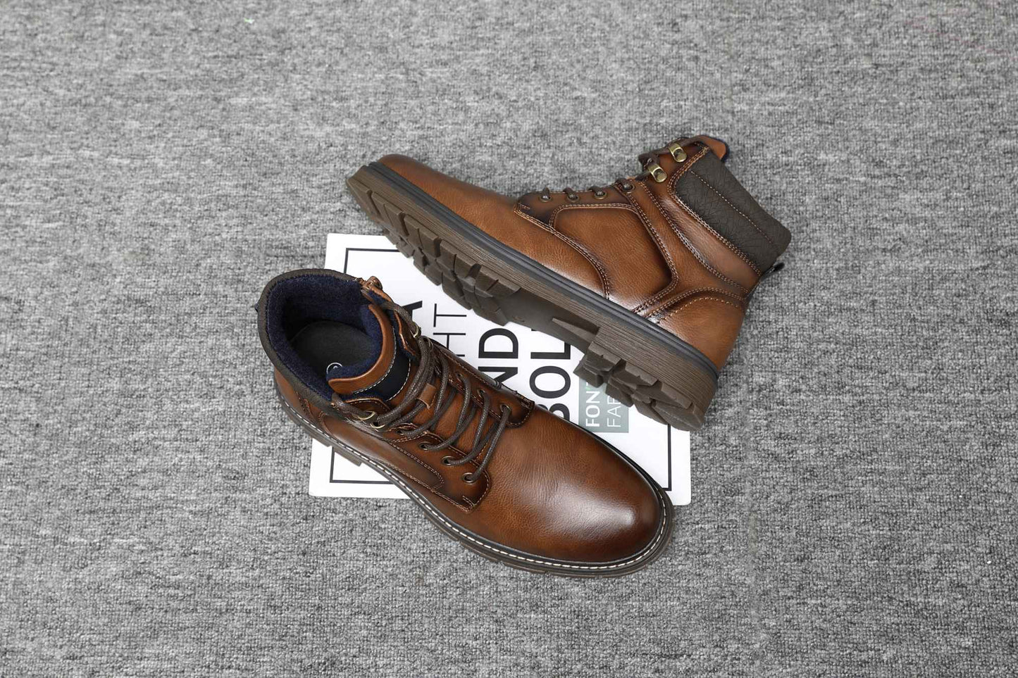 BHKH Botas Masculinas de Inverno da Moda botins Zíper Cadarço Botas de Tornozelo Sapatos Sociais Vintage de Negócios Sapatos Casuais de Couro Para Homens