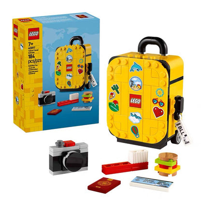 Lego 40817 Maleta Amarela Blocos de Montar Educacionais para Crianças Presente de Aniversário para Meninos e Meninas