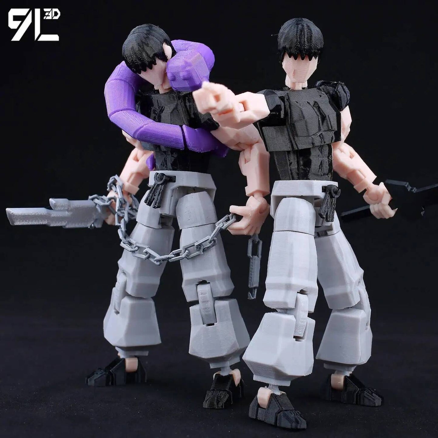 ?9L3D Lucky13 Gojo Sukuna Jujutsu Fushiguro Toji Gojo Satoru Action Figure Dummy13 T13 Multi-Jointed Collectible Toys Titan13