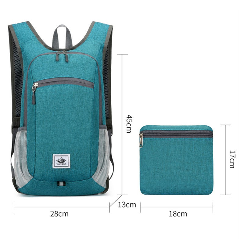 Mochila Dobrável para Acampamento Caminhada Ultraleve Dobrável Bolsa de Viagem Dia a Dia Mochila Esportiva para Montanhismo ao Ar Livre para Homens Mulheres