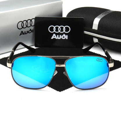 Óculos de Sol Audi Polarizados UV400 para Dirigir Masculino/Feminino Armação Quadrada Atacado Presente para Entusiastas de Automóveis