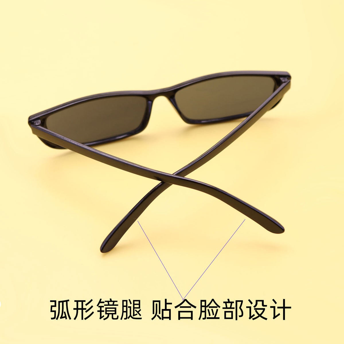 New Vintage Women Small Frame Sunglasses Small Oval Fashion Glasses Women's Summer Outdoor Leisure Sun Glasses UV400 Eyewear
