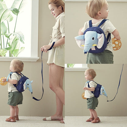 Infant and young children's anti loss backpack baby's anti loss traction rope when going out baby's safety belt small backpack