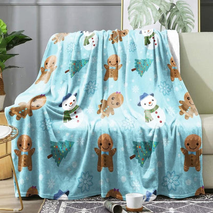 Manta de Natal Xadrez de Inverno Colcha Cobertor Quente Macio de Flanela para Sofá, Decoração de Casa, Presentes de Fim de Ano