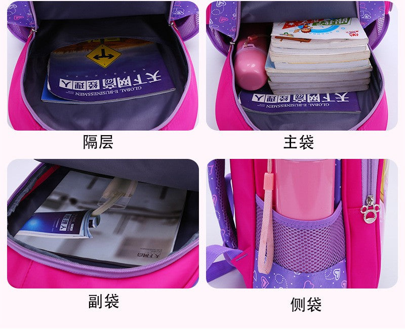 Disney princess Children cartoon primary bag for school reduction bag girl boy 1-3 grade Frozen Elsa bag for school kid backpack