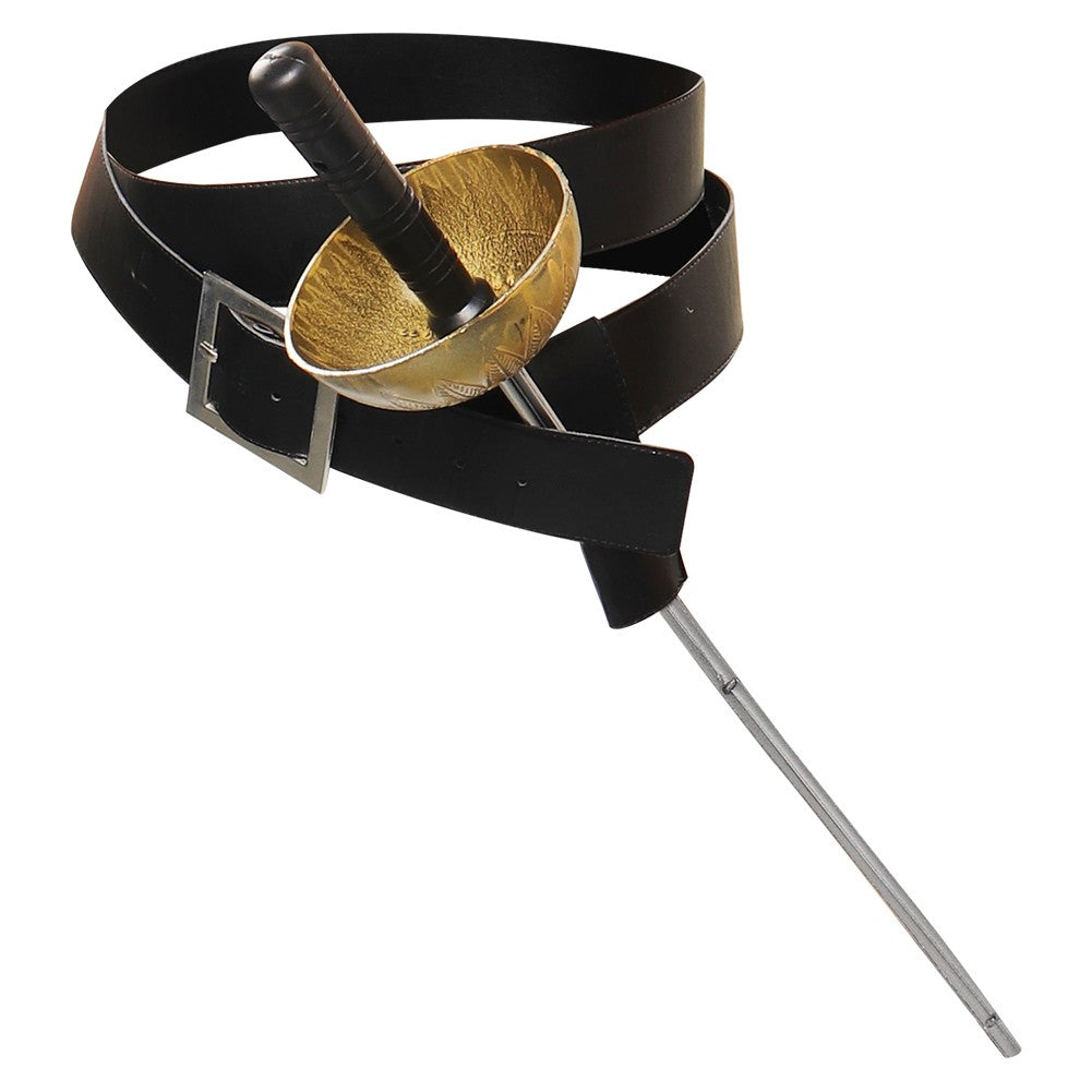 Cat Cosplay Hat Belt Sword Movie Puss Roleplay In Boots Disguise Cap With Feather Halloween Carnival Party Accessories Props