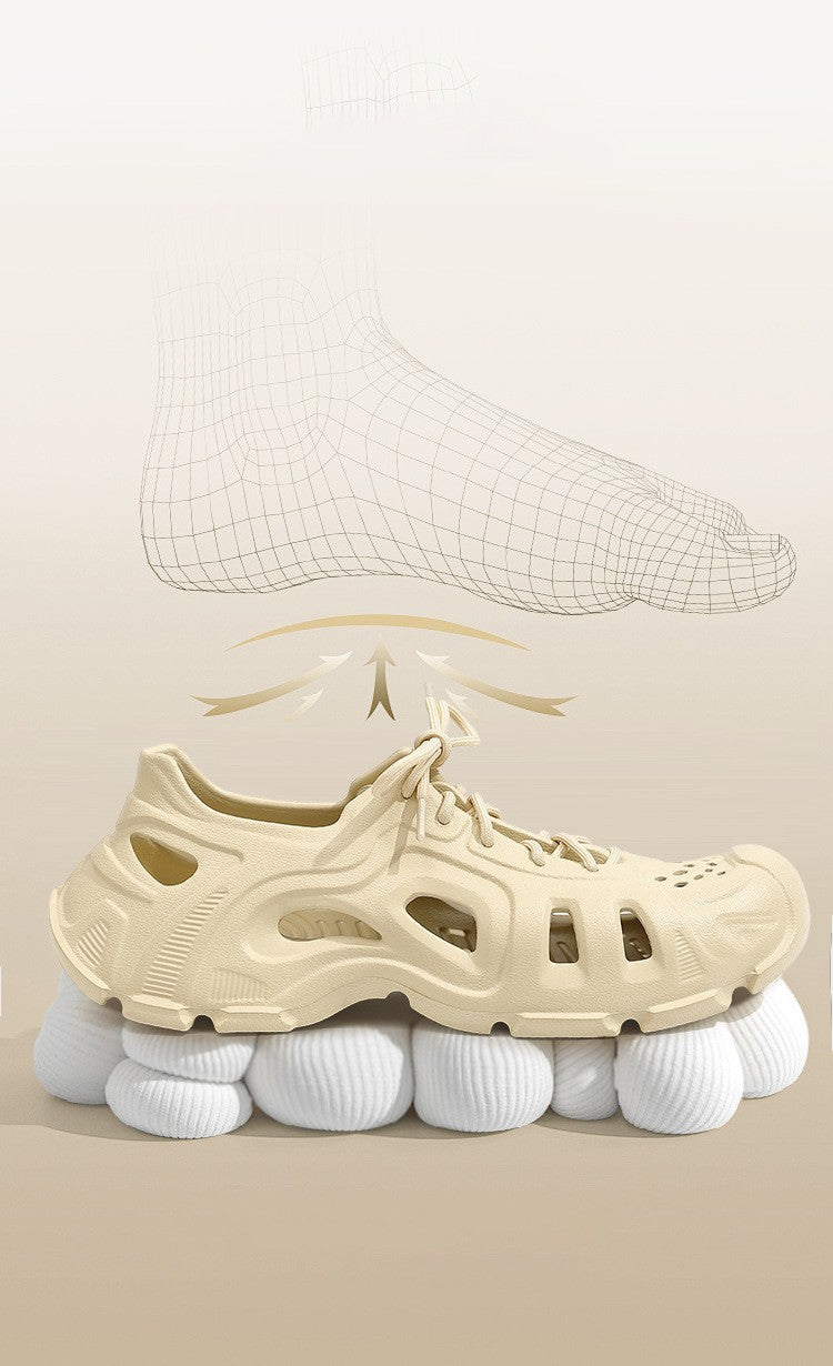 Super Cool Beach Sandals Comfortable Thick EVA Soles Antislip Outdoor Slippers Fashion Slides Street Normal Style Shoes