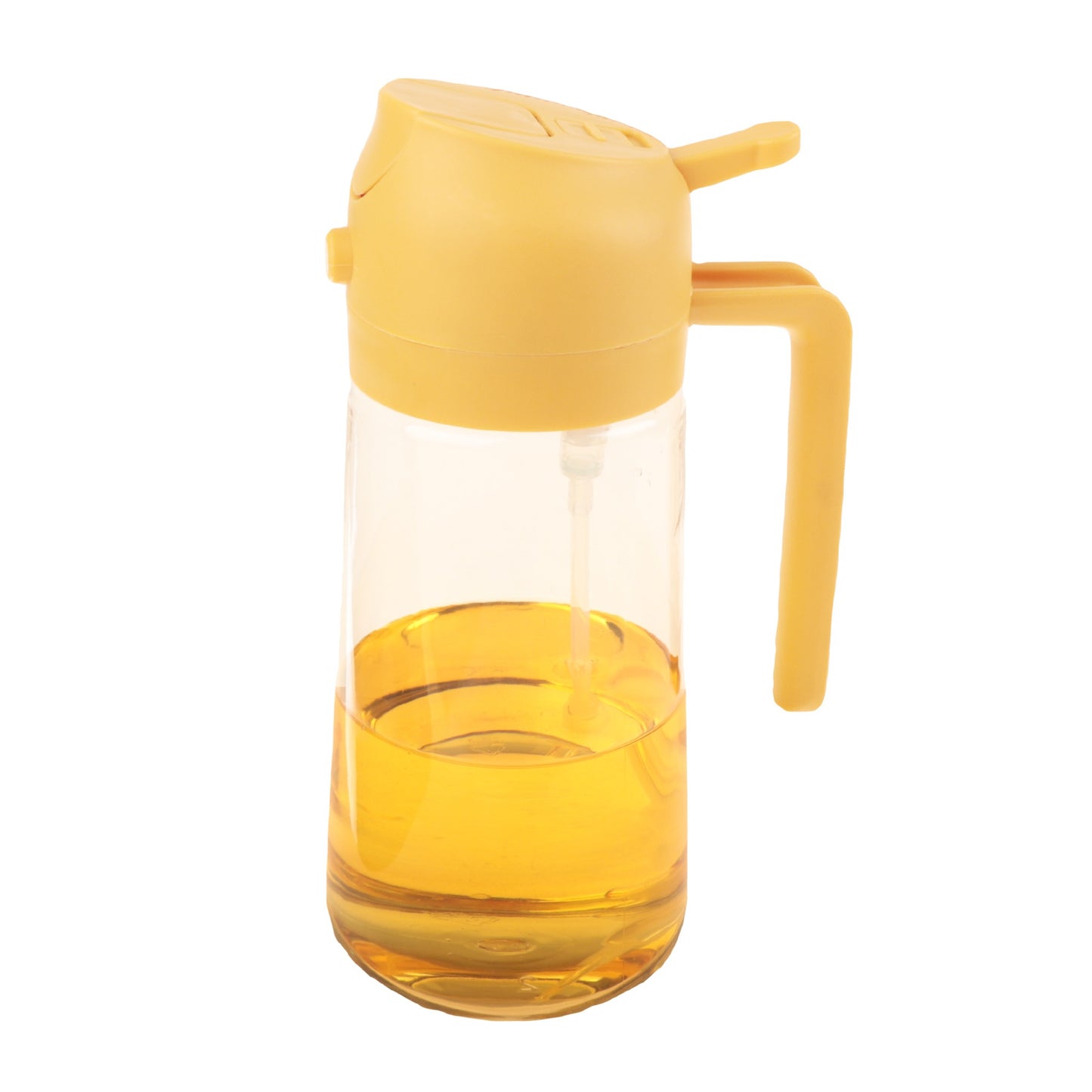 Garrafa Dispensadora de Óleo de 470ml para Cozinha, Dispensador de Azeite 2 em 1 e Pulverizador de Óleo, Garrafa Pulverizadora de Azeite para Cozinhar