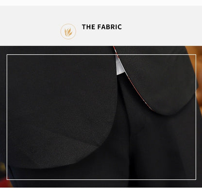 Summer 2025 Korean Slim Fit Short Sleeve Suit Casual Thin British Style Seven-Point Mid-Sleeve Suit for Men