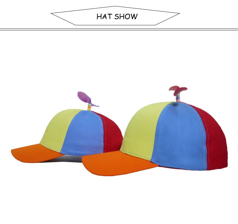 Funny Snapback Hat Helicopter Propeller Adventure Dad Hat Rainbow Bamboo Dragonfly Baseball Cap For Adult Kids Boys Girls