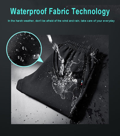 CHRLCK Warm Waterproof Pants Men Women Outdoor Winter Softshell Fleece Trousers Trekking Camping Climbing Skiing Hiking Pants