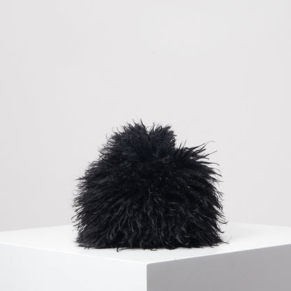 Y2K Plush Clutch Bag, Candy-Colored Women's Clip Bag, Elegant Evening Bag, Women's Dress Party, Wedding Accessory, Cute and Charming Girl's Wallet (Random Pattern)