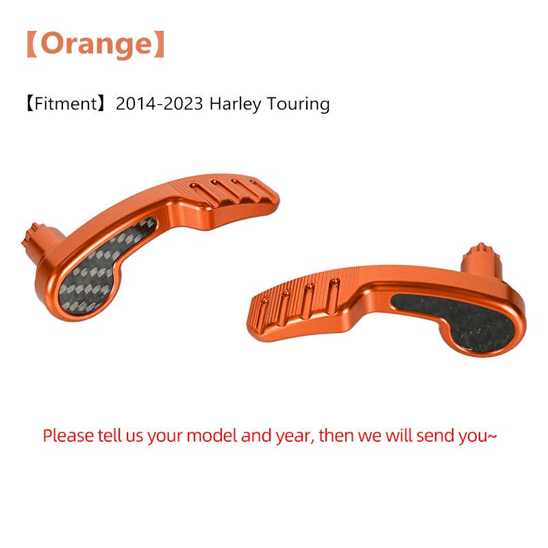 Para Harley Touring Road/Street Glide FLHR FLHTK 2014-2023 Kit de Travas de Alforje de Fibra de Carbono Levantador de Travas de Alforje