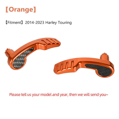 Para Harley Touring Road/Street Glide FLHR FLHTK 2014-2023 Kit de Travas de Alforje de Fibra de Carbono Levantador de Travas de Alforje