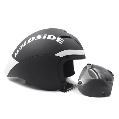 TT Óculos de Lente de Capacete de Ciclismo Capacete de Bicicleta de Estrada Aero Triathlon Tri Capacete de Ciclismo de Corrida de Contrarrelógio Masculino Acessórios de Casco Ciclismo