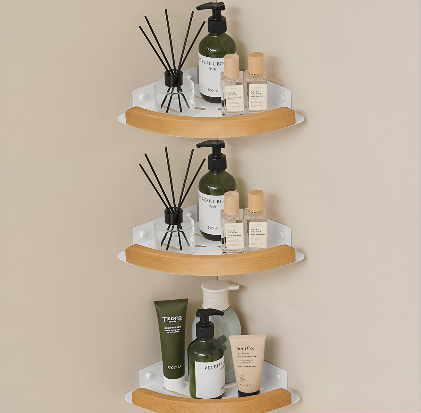 bathroom shelves wall mounted toilet and bathroom storage solid wood non perforated triangular frame wall corner rack