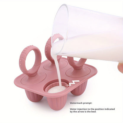 Baby Silicone Mold Set,Teething Teether,Perfect for Freezing Breast Milk, Formula & Smoothies - Essential Baby Feeding Accessory