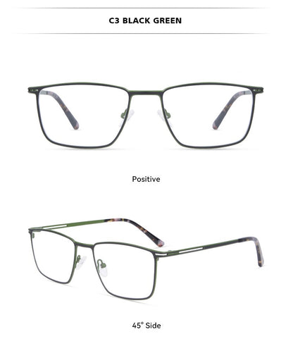Óculos de Leitura KANSEPT Plus para Homens Lente de Vidro Transparente Óculos de Grau Feminino Lentes de Miopia Armações de Óculos