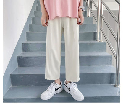 2025 Loose Men's Suit Solid Color Blazers Formal Office Pants Business Trousers Community Fashion Dress Korean Male Clothing X40