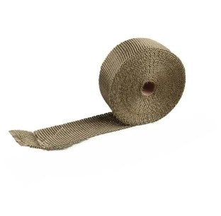 5M Roll Fiberglass Heat Shield Motorcycle Exhaust Thermal Tape Header Pipe Heat Wrap Tape Thermal Protection with Stainless Ties