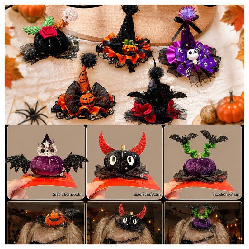 Halloween Hairpin Party Favor Gifts Day of The Dead Party Cosplay Prop Hair Accessiories   Halloween Decorations Party Gifts