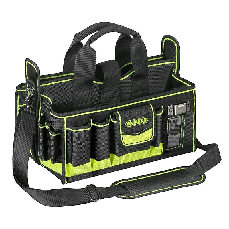 40-POCKETS Tool Tote, Tool Bag Organizer, Electrician Tool Bag, HVAC Tool Bag, Tool Caddy, Tool Bags for Electricians