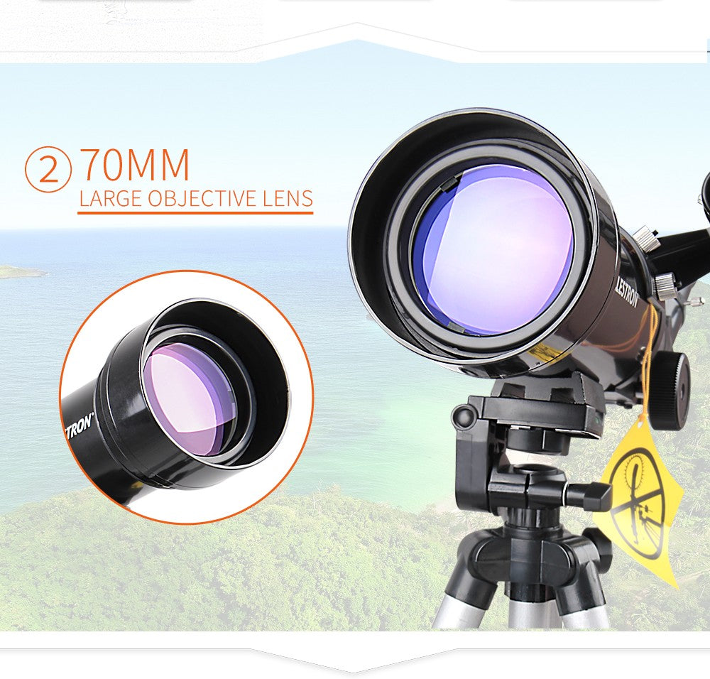 Celestron Travel Scope 70mm 70400 AZ Refractor Astronomical Telescope Portable 10-165X Zoom Monocular For Kids Beginner Gifts