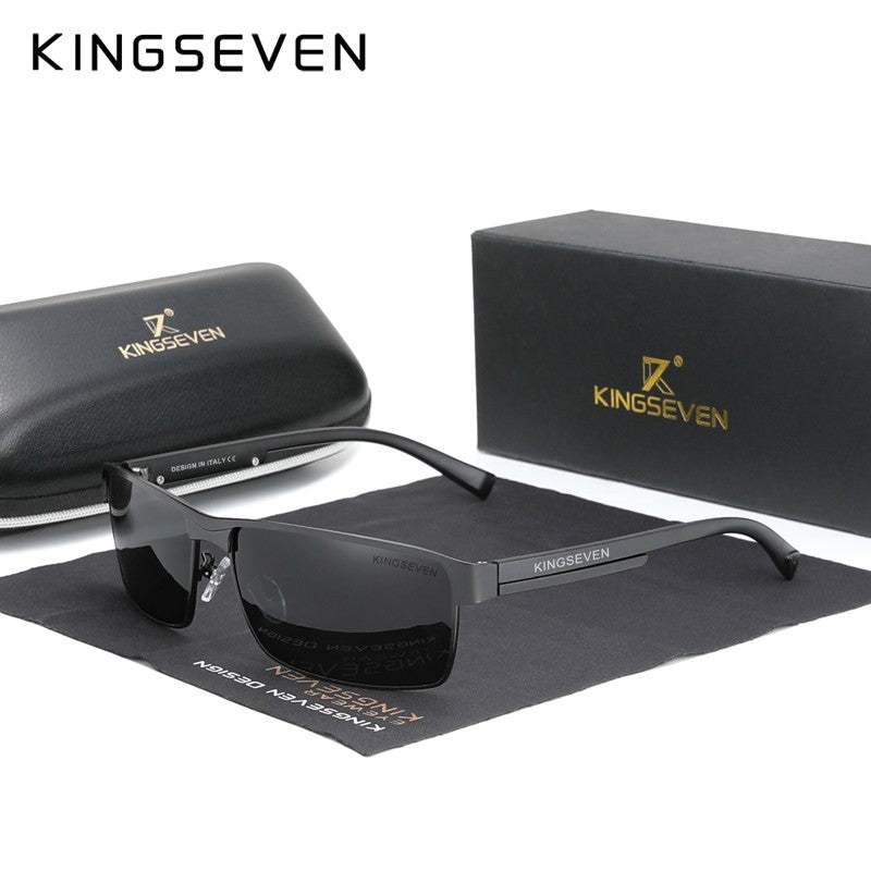 KINGSEVEN New Photochromic Sunglasses Men Chameleon Polarized Pilot Sun Glasses Driving Square Eyewear Men's Sun Glasses Male