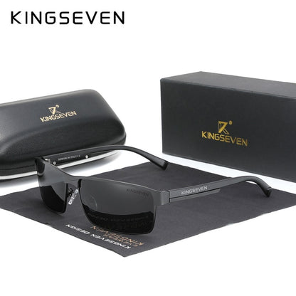 KINGSEVEN New Photochromic Sunglasses Men Chameleon Polarized Pilot Sun Glasses Driving Square Eyewear Men's Sun Glasses Male