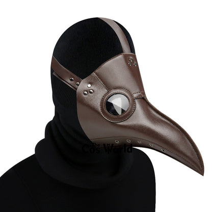 Halloween Plague Doctor Mask Steampunk Gothic Bird Beak Props for Party Carnival Cosplay Costumes Masquerade