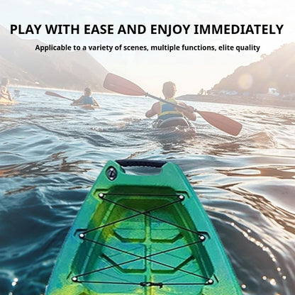 Caiaque Modular de 2 Lugares, Canoa HDPE Elétrica/a Pedal com Assentos de Alumínio, Barco de Pesca Portátil para Recreação em Lagos e no Mar