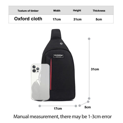 Men Small Casual Multifunctional Shoulder Bag Crossbody Bag On Shoulder Portable Travel Sling Bag Pack Messenger Pack Chest Bag