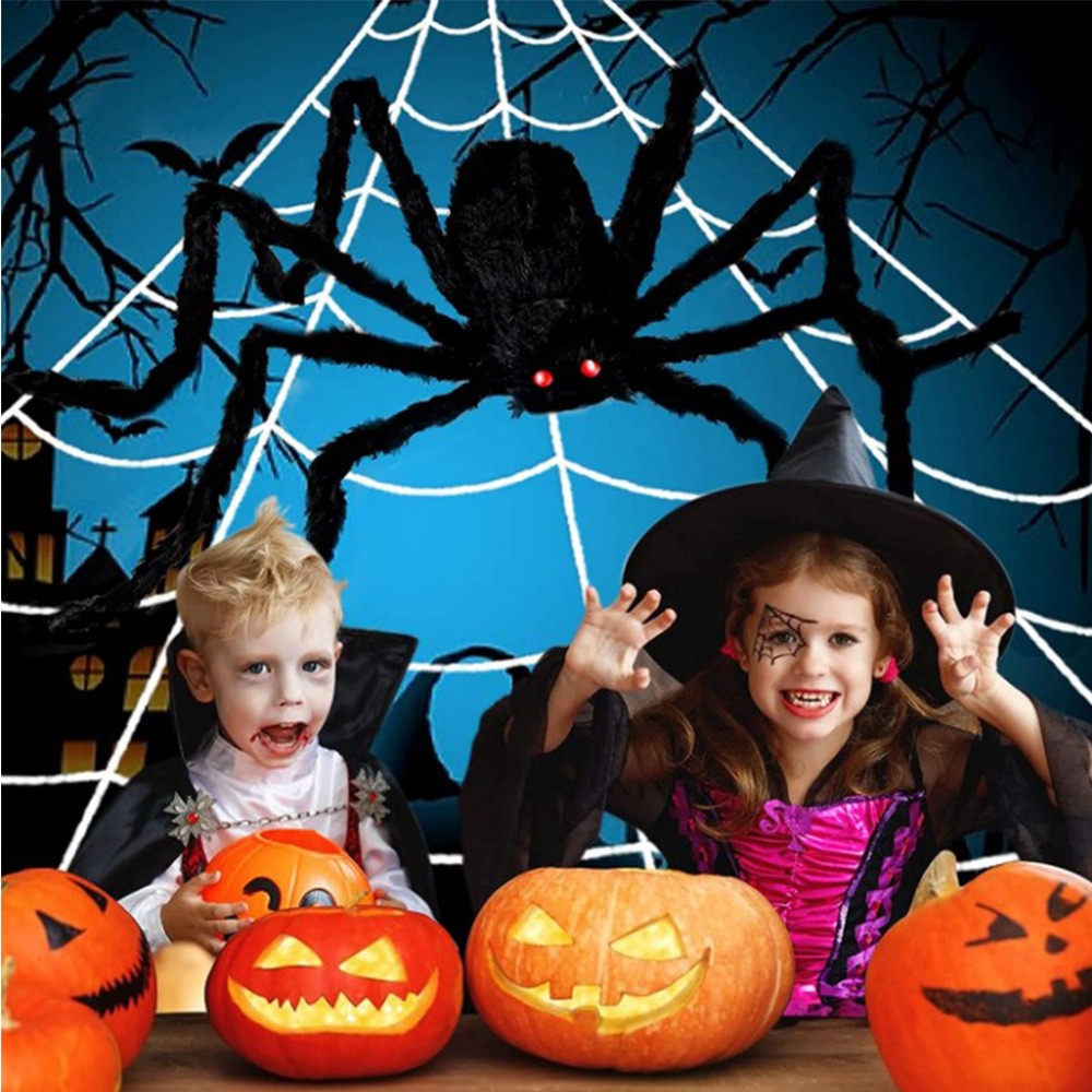 Spider Halloween Decoration Home Supplies Outdoor Yard/garden Decor Haunted House Spider Hallowen Day of The Dead Props Scream