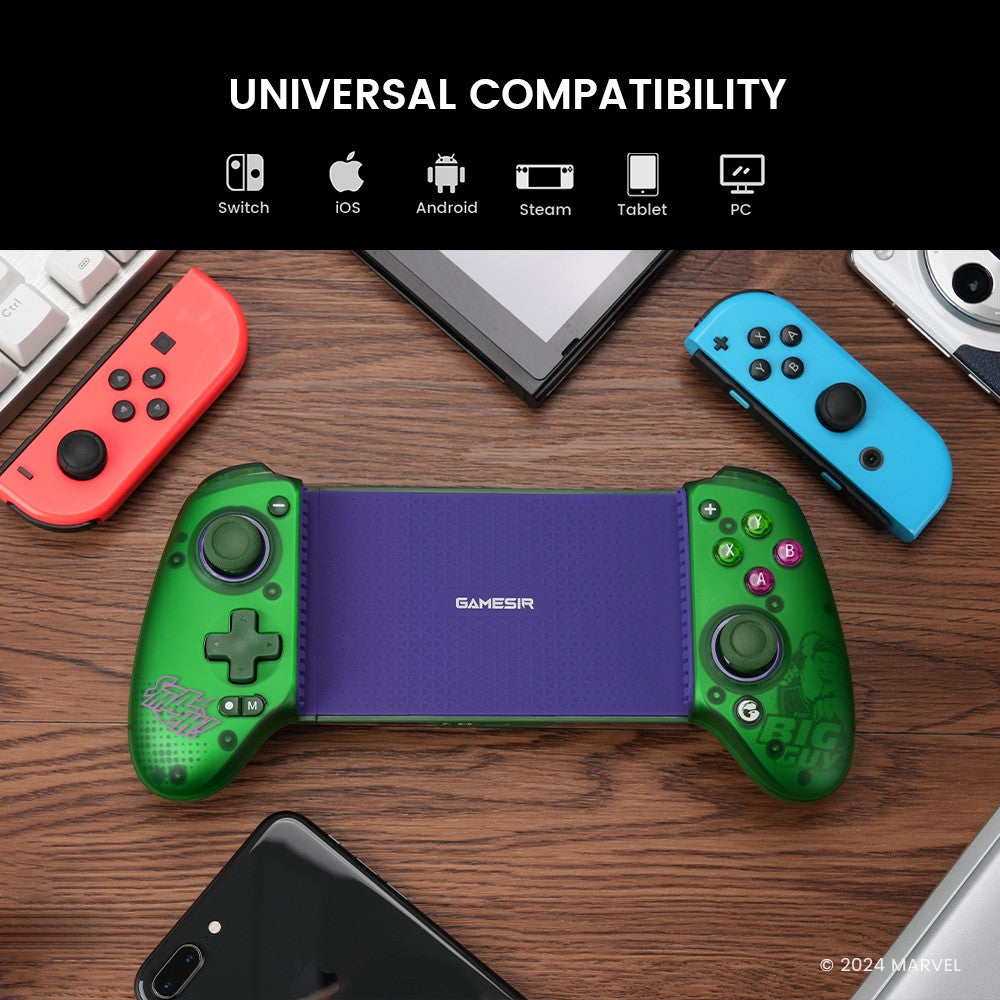 GameSir G8+ Bluetooth Gamepad with Hall Effect, Gaming Controller for Nintendo Switch 2, Mobile Phone, Tablets and PC