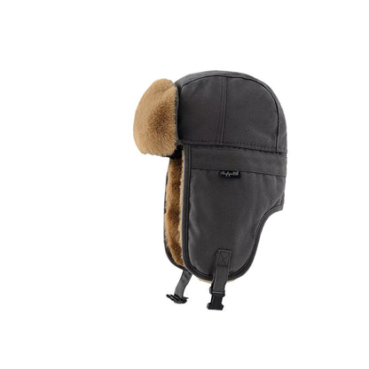 Chapéu Ushanka Feminino Coreano Simples Letras Quente À Prova De Frio Para Andar No Inverno Amantes Selvagens Protetores De Orelha Masculino