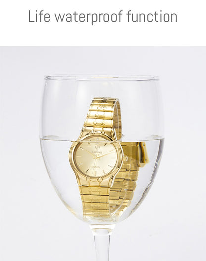 LIEBIG Fashion Quartz Wristwatch Women Men Luxury Full Steel 3Bar Waterproof Watches For Female Ladies Clock Relógio Feminino