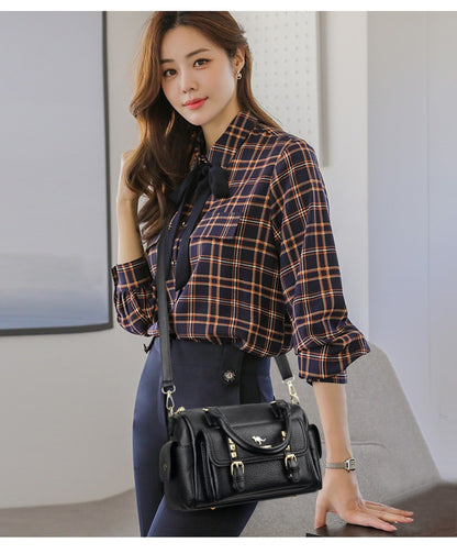 Luxury Designer Soft Pu Leather Shoulder Crossbody Messenger Bags for Women 2026 High Quality Casual Ladies Purses and Handbags