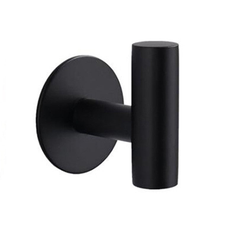 Aluminum Alloy Robe Hook Towel Hooks Self Adhesive Wall Coat Racks Rustproof Hook Hangers Wall Hook Kitchen Bathroom Accessories