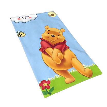 Winnie The Pooh Bear Piglet Merch Towel for Beach New Summer Microfiber Shower Towel No Sand Quick-Dry Surf Towels