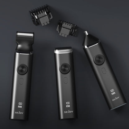 SEJOY Electric Hair Trimmer Kits Cordless Professional Hair Clipper Reachageable Waterproof Nose Hair Trimmer