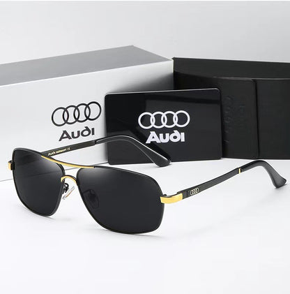 Audi Polarized UV400 Driving Sunglasses for Men/Women Square Frame Glasses Wholesale Gift for Auto Enthusiasts 557