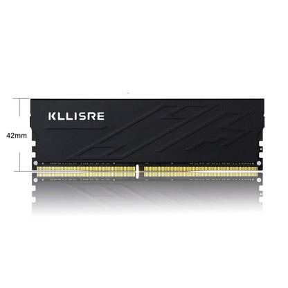 Memória Kllisre DDR3 DDR4 8GB 16GB Ram 1600 1866 2666 3200 MHz Memória de Desktop DIMM Não-ECC