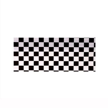 137x274cm Party F1 race black and white checkered tablecloth Waterproof and stain-proof disposable tablecloth