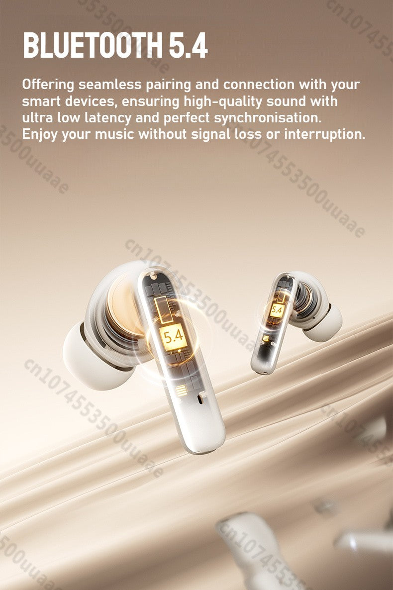 Monster AuraFit XT02 ANC Bluetooth Earphone -32dB Active Noise Canceling Earbuds Hi-fi Stereo Wireless Bluetooth 5.4 Headphone