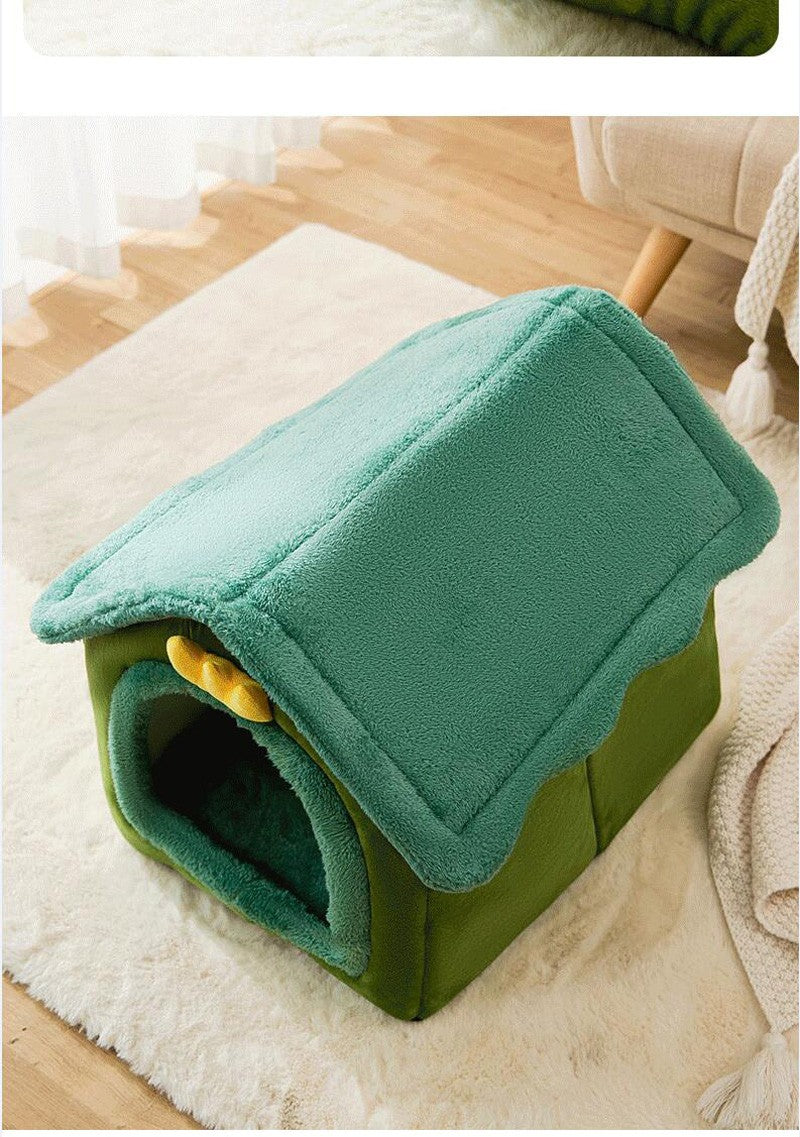 Casa de Cachorro Dobrável, Casinha, Cama, Tapete Para Cães Pequenos e Médios, Gatos, Quente de Inverno, Cama de Gato, Ninho, Produtos Para Animais de Estimação, Cesta, Caverna de Filhotes, Sofá Para Pets