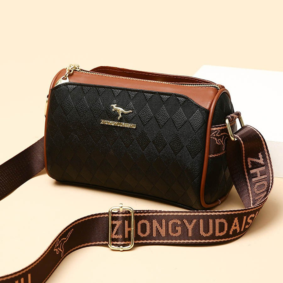 New Luxury High Quality Women Messenger Bag Famous Designer Lady Shoulder Bags Fashionable Checkered Trendy Crossbody Sac A Main