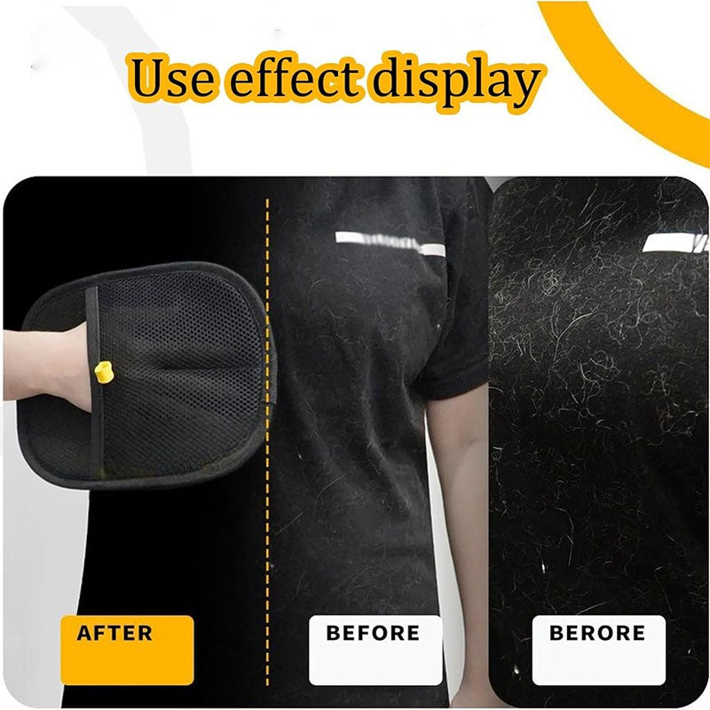 4Pcs Pet Static Hair Removal Gloves Reusable Washable Safe Remover Cat Hair Reusable Glove Carpet Removal Pet Fur Hair