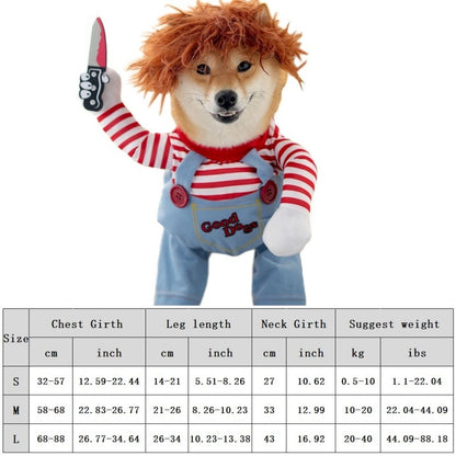 Roupas Engraçadas para Cães, Fantasias para Gatos de Estimação, Moletom para Cachorros, Roupa para Ficar em Pé, Roupas de Cosplay para Cães, Roupas para Festas e Festivais, Acessórios para Cães
